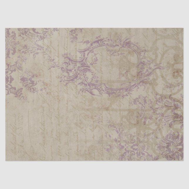 Ephemera French Paper Series Design 7 Seidenpapier (Vorderseite)