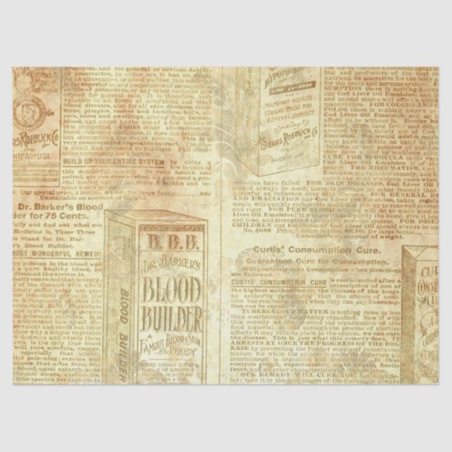 Ephemera Gold Paper Series Design 18 Seidenpapier (Vorderseite)