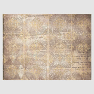 Ephemera Gold Paper Series Design 20 Seidenpapier
