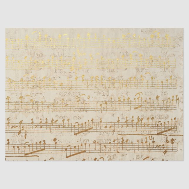 Ephemera Gold Paper Series Design 4 Seidenpapier (Vorderseite)