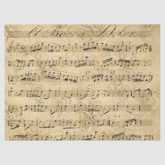 Ephemera Gold Paper Series Design 9 Seidenpapier (Vorderseite)