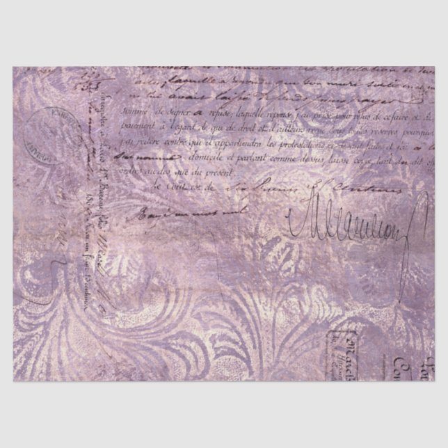 Ephemera Lavendel Paper Series Design 17 Seidenpapier (Vorderseite)