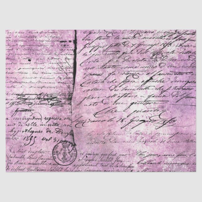 Ephemera Lavendel Paper Series Design 9 Seidenpapier (Vorderseite)