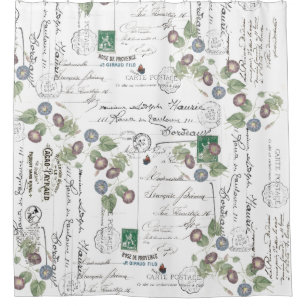 Ephemera Morning Glories Blume Duschvorhang