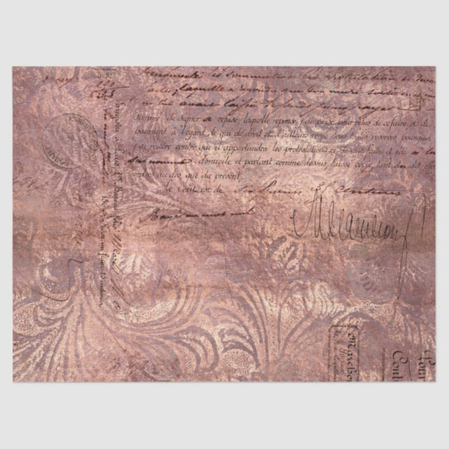 Ephemera Pink Paper Series Design 12 Seidenpapier (Vorderseite)