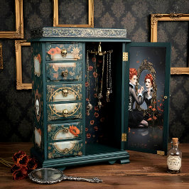 Ephemera Poetic Gothic Motifs  Seidenpapier