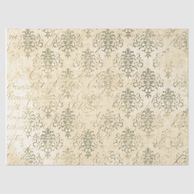 Ephemera Sepia Paper Series Design 1 Seidenpapier (Vorderseite)