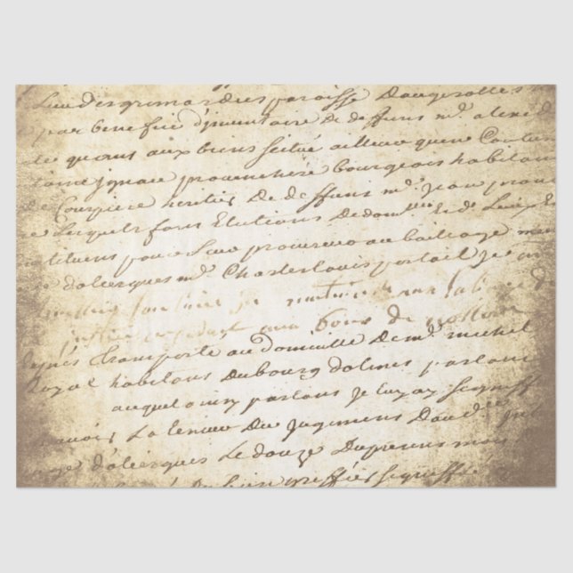 Ephemera Sepia Paper Series Design 8 Seidenpapier (Vorderseite)