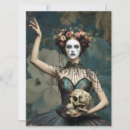 Ephemera Sheet - Vintage Gothic Style Einladung