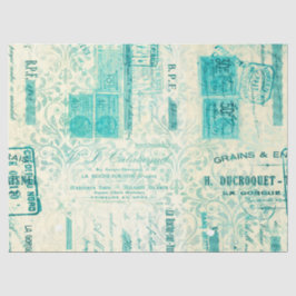 Ephemera Türkise Paper Series Design 8 Seidenpapier