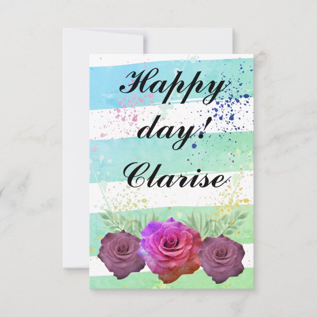 Ephemera vibrant color pink art (Vorderseite)