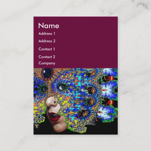 EPHEMERAL Beauty, Mode, Kosmetik, Makeup Artist Visitenkarte (Vorderseite)