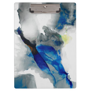 Ephemeral - Blue & Gray Klemmbrett