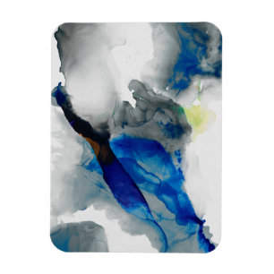 Ephemeral - Blue & Gray Magnet