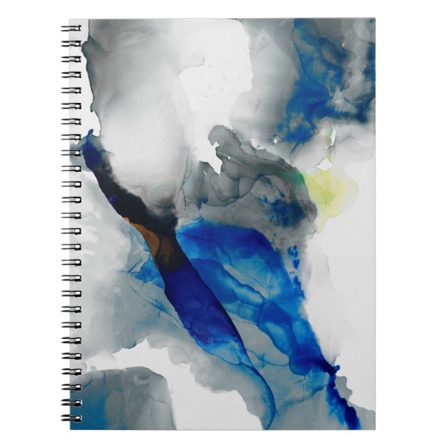 Ephemeral - Blue & Gray Notizblock (Vorderseite)