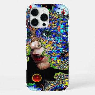 EPHEMERAL/ FRAU MIT BUNTER FRACTAL-MASK iPhone 16 PRO MAX HÜLLE
