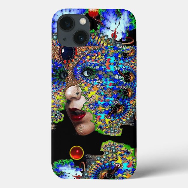 EPHEMERAL/FRAU MIT FARBIGEM FRAKTAL Case-Mate iPhone HÜLLE (Rückseite)
