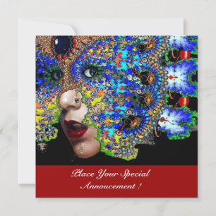 EPHEMERAL Mardi Gras Masquerade Ball, Blaumaske Ankündigung