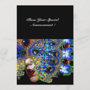 EPHEMERAL Mardi Gras Masquerade Ball, Blaumaske Ankündigung