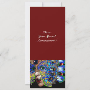 EPHEMERAL Mardi Gras Masquerade Ball, Blaumaske Ankündigung