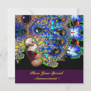 EPHEMERAL MASK Halloween Masquerade Ball Einladung