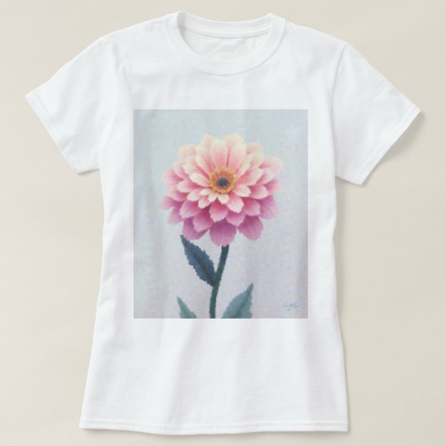Ephemeral Petal Sketch T-Shirt (Design vorne)