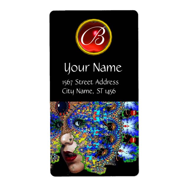EPHEMERAL RED RUBY MONOGRAM Black (Vorne)