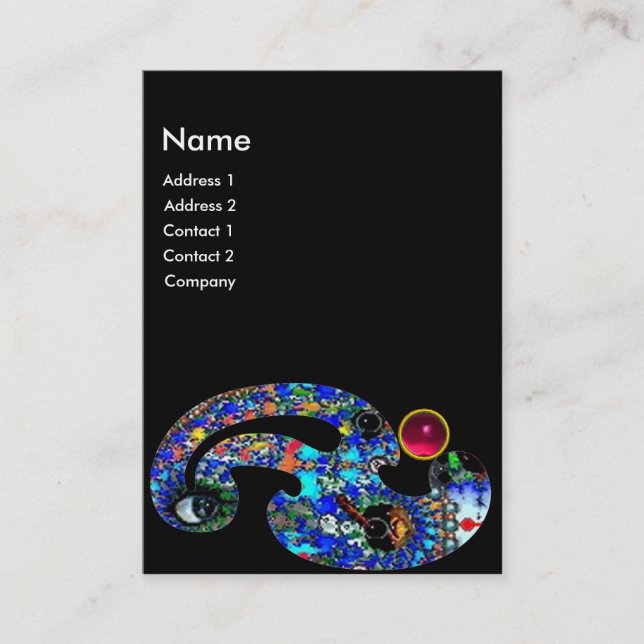 EPHEMERAL RUBY / Beauty ,Salon, Wellness-Center, M Visitenkarte (Vorderseite)