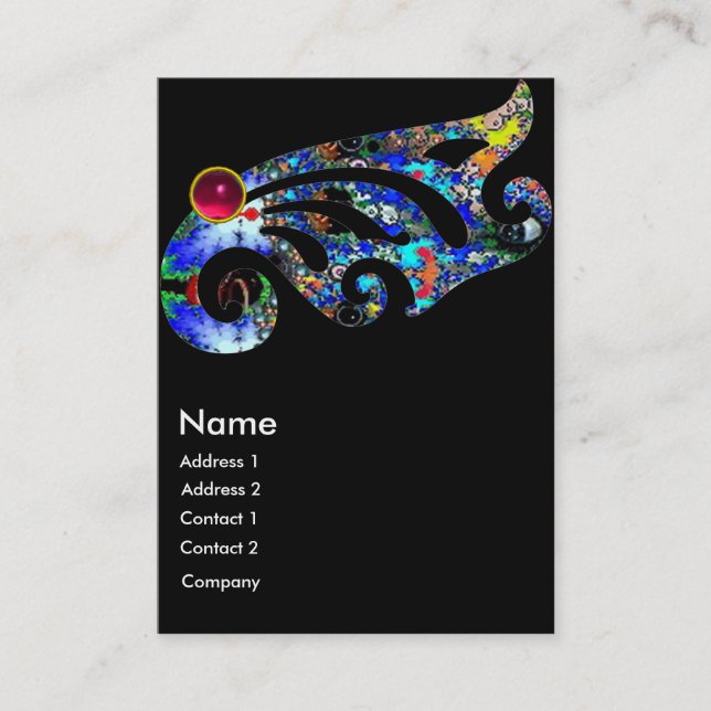 EPHEMERAL RUBY / Beauty ,Salon, Wellness-Center, M Visitenkarte (Vorderseite)