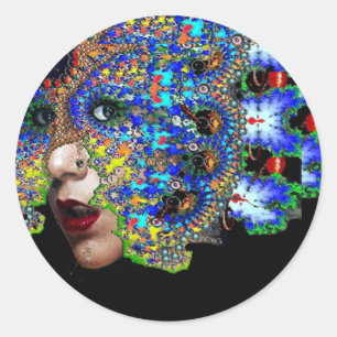 EPHEMERAL RUNDER AUFKLEBER