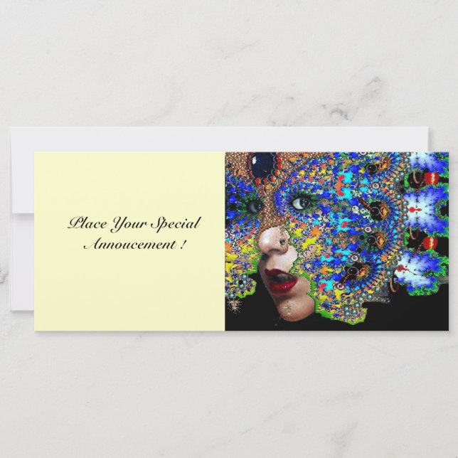 EPHEMERAL Sweet 16 Masquerade Ball Einladung (Vorderseite)