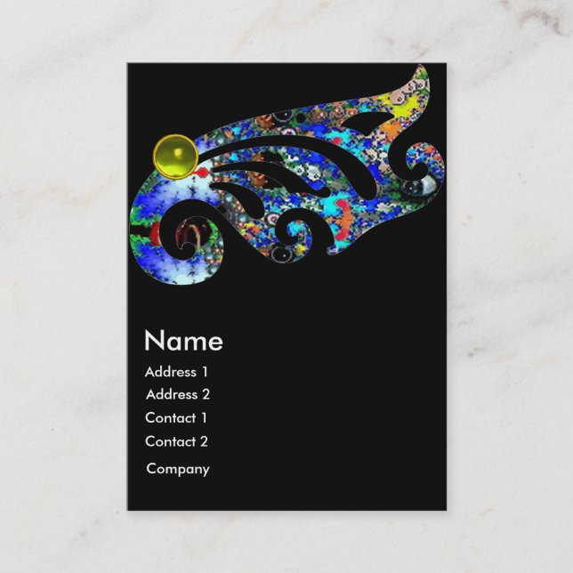 EPHEMERAL TOPAZ Schönheit, Salon, Wellness-Center, Visitenkarte (Vorderseite)