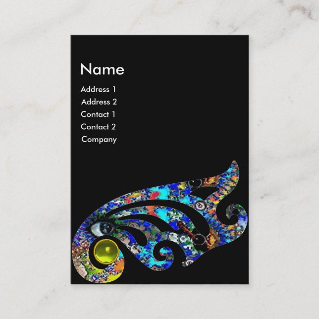 EPHEMERAL TOPAZ Schönheit, Salon, Wellness-Center, Visitenkarte (Vorderseite)