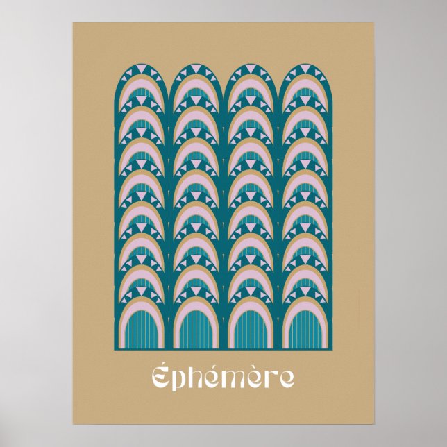éphémère art deco poster (Vorne)