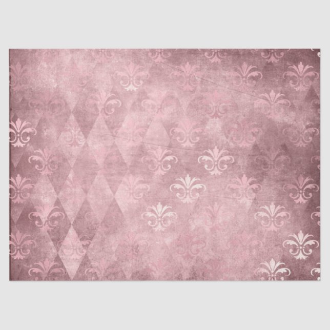 Ephemere Pink Paper Series Design 2 Seidenpapier (Vorderseite)