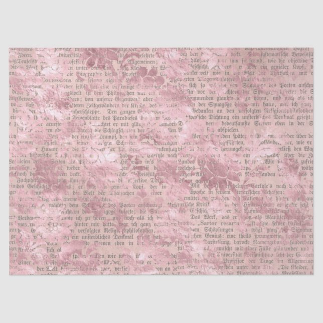 Ephemere Pink Paper Series Design 3 Seidenpapier (Vorderseite)