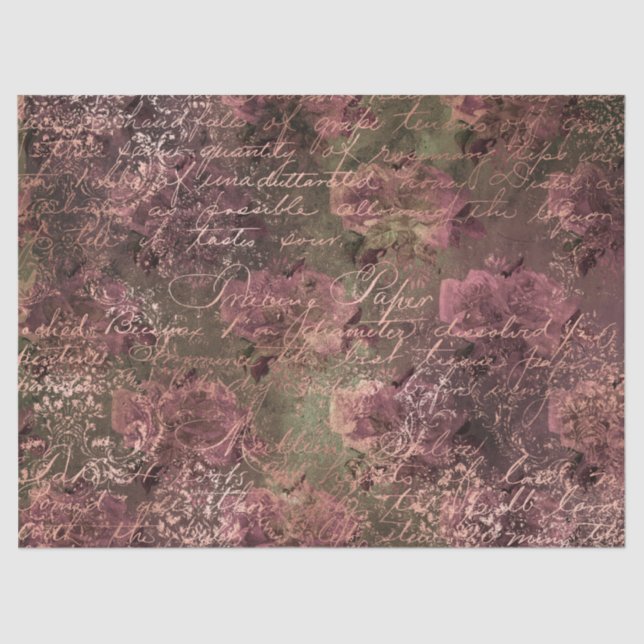Ephemere Rose Gold Paper Series Design 3 Seidenpapier (Vorderseite)