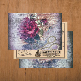 Ephemerial Vintag Variety Decoupage Geschenkpapier Set