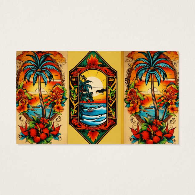 Ephemeriale Essenz ein faszinierendes Tattoo-Desig (Rückseite)