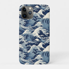 Ephemische Wappen: Hokusai Waves remaged Case-Mate iPhone Hülle