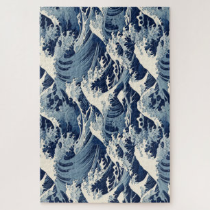 Ephemische Wappen: Hokusai Waves remaged Puzzle
