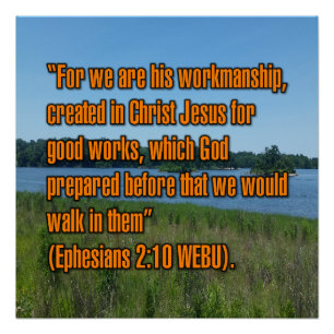 Epheser 2:10 WEBU Poster