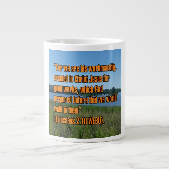 Epheser 2:10 WEBU Tasse (Vorderseite)