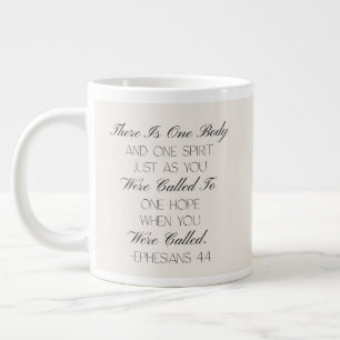 Epheser 4:4 Hoffnung Bibelvers Tasse