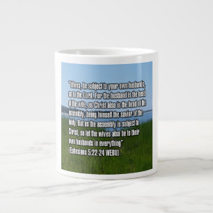 Epheser 5:22-24 WEBU Mug Jumbo-Tasse