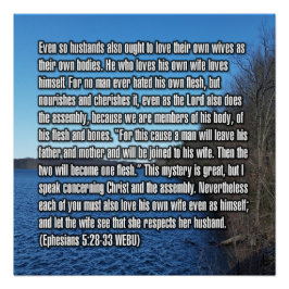 Epheser 5:28-33 WEBU Poster