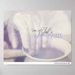 Ephesianer 2:10 - Du bist Gottes Meisterwerk Poster