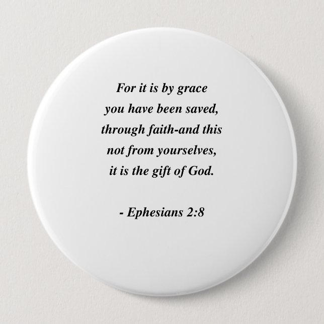 EPHESIANER 2:8 BUTTON (Vorderseite)