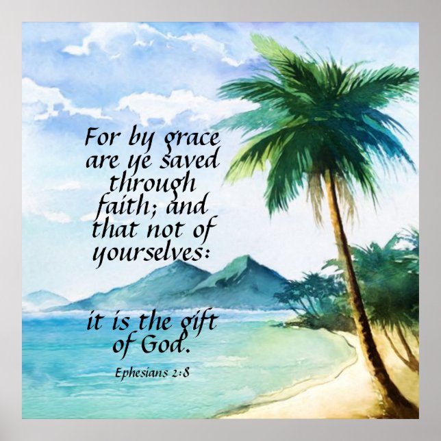 Ephesianer 2:8 poster (Vorne)