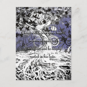Ephesianer 3:17 postkarte